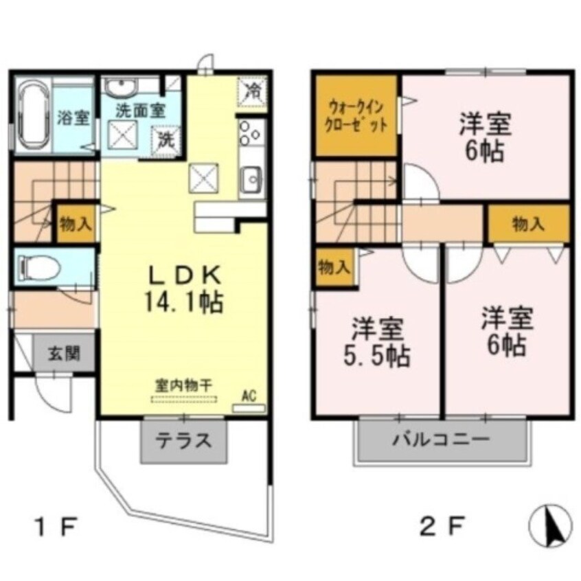 間取図 ル・ポタジェ