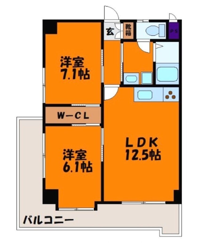 間取図 グランプレミア塩上