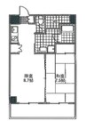 予讃線・内子線/高松駅 徒歩2分 9階 築23年 2Kの間取り