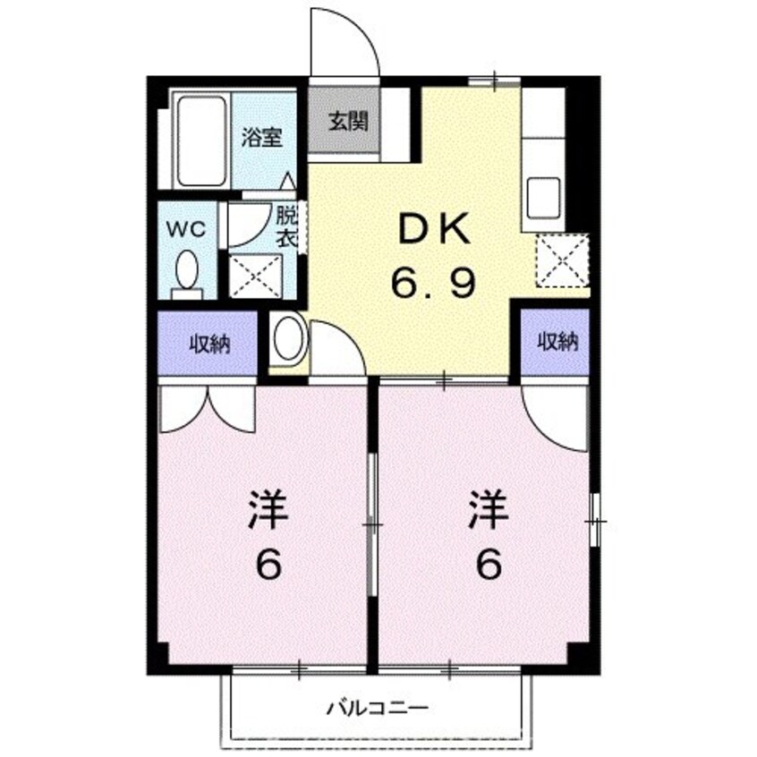 間取図 エメロード成合