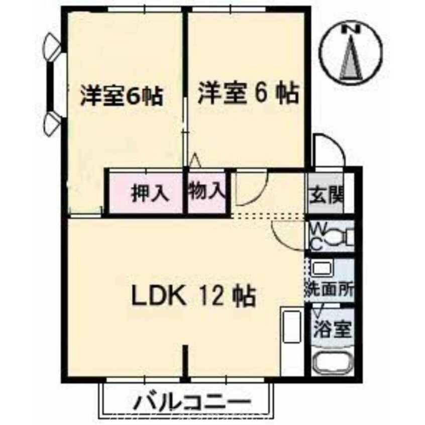 間取図 グリーンヒルズ太田　Ｃ棟