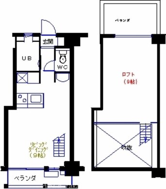 間取図 コリドールエスト