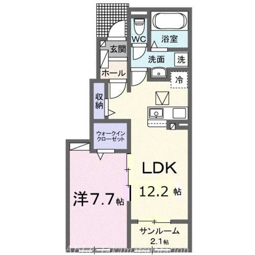 間取図 ル・グラン高松Ⅱ