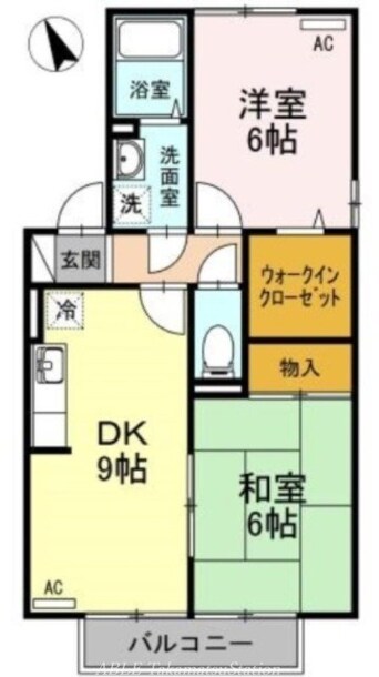 間取図 カメリアハイツ　Ａ棟