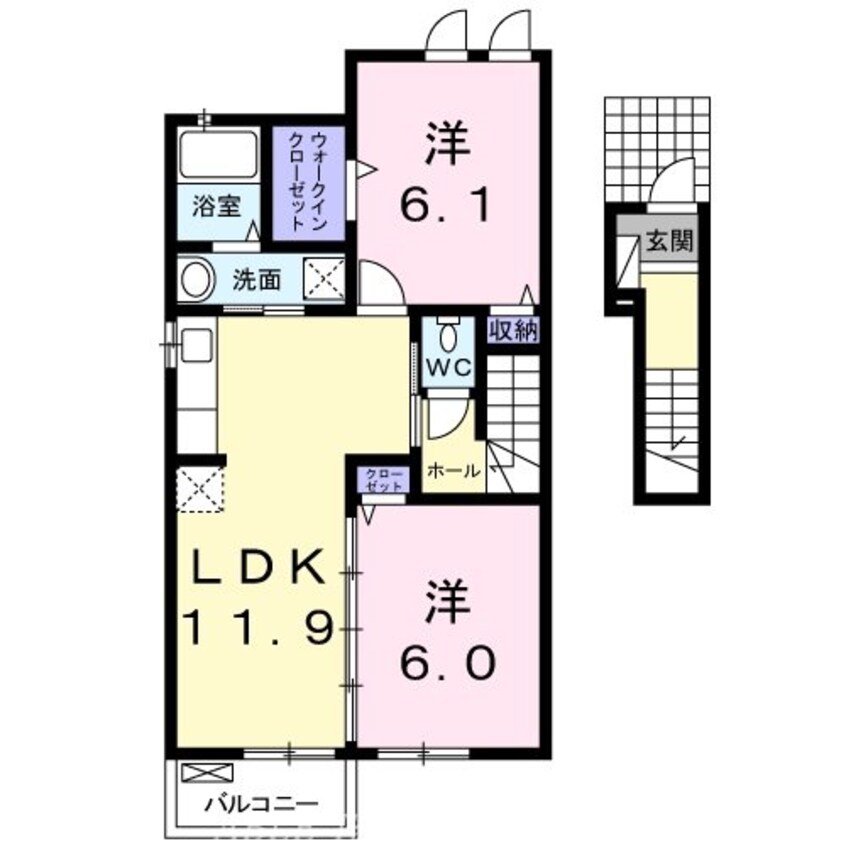 間取図 グラン　テレーノ　Ｃ