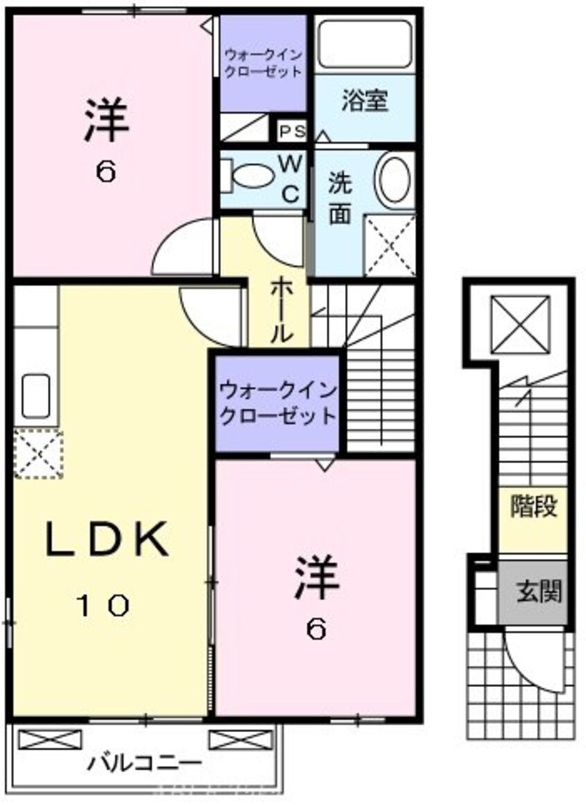 間取図 クレセント　コート　Ⅲ