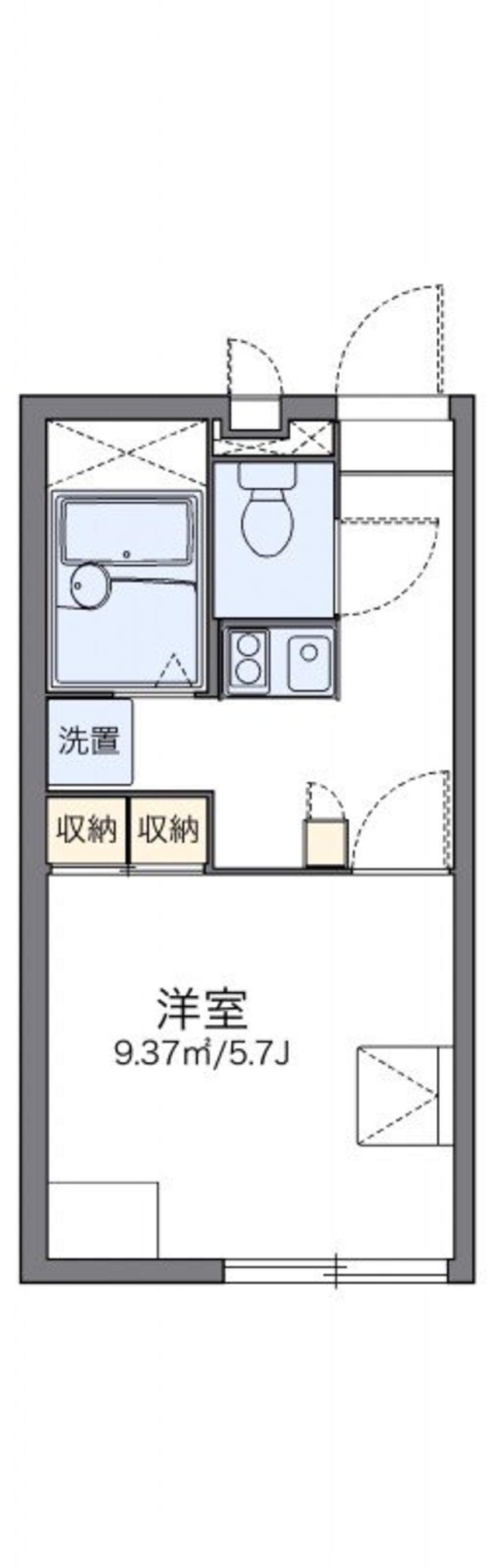 間取図 レオパレスプランドール木太Ⅱ