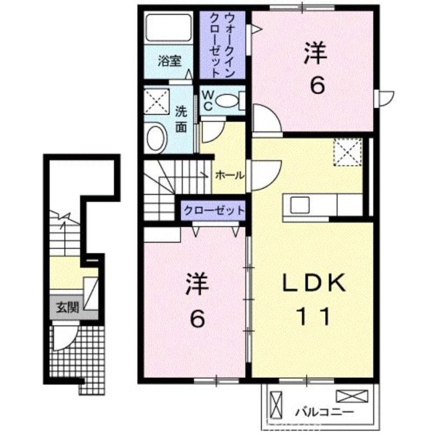 間取図 リベルテ東赤坂