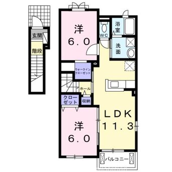 間取図 ナリッシュＬｅｅ　Ⅰ