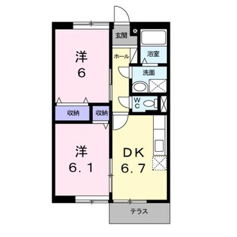 間取図 コーポ樹