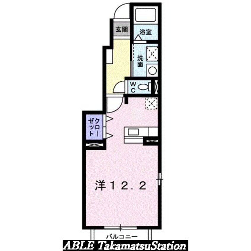 間取図 スノーフレーク・アイ