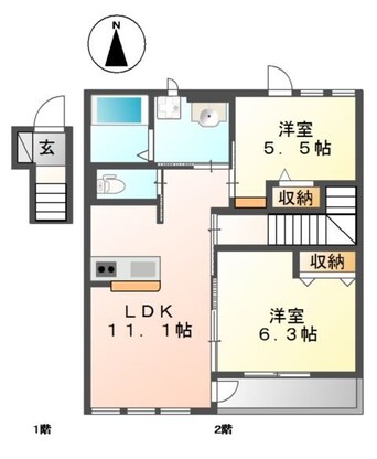 間取図 ブリアン・ルミエール