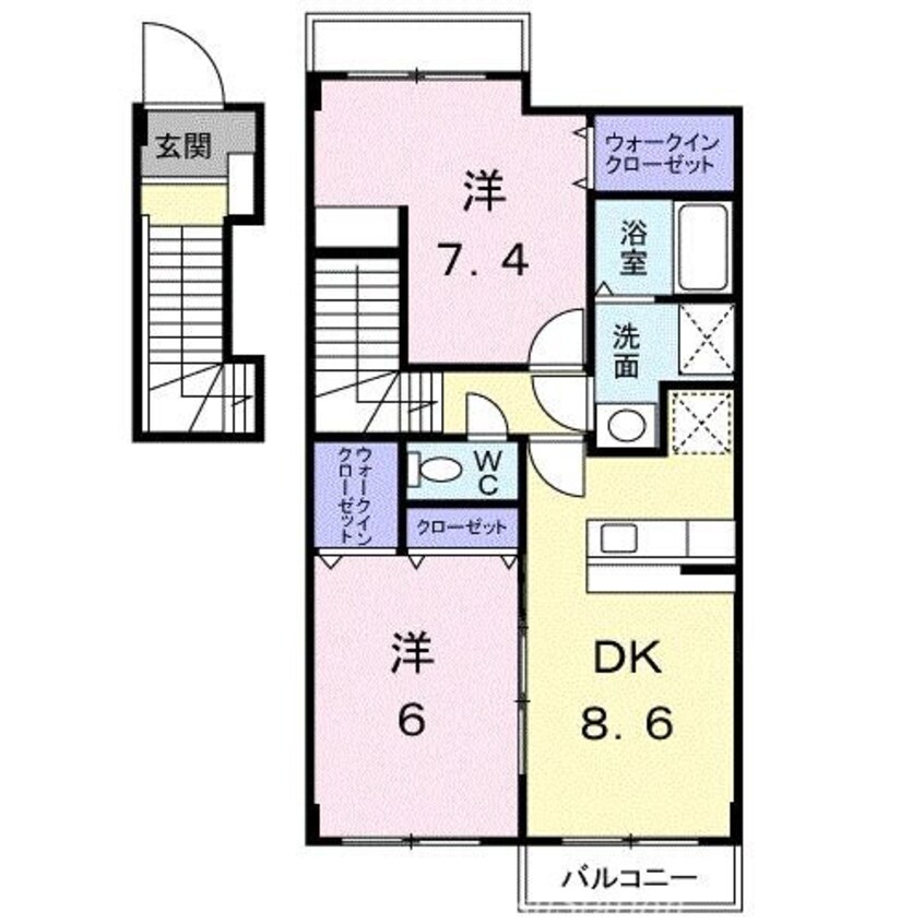 間取図 サンシャインコート