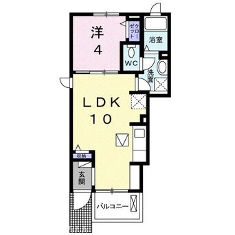 間取図 アルドール香西Ⅱ