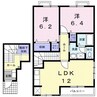 レジデンス・Ｆ 2LDKの間取り