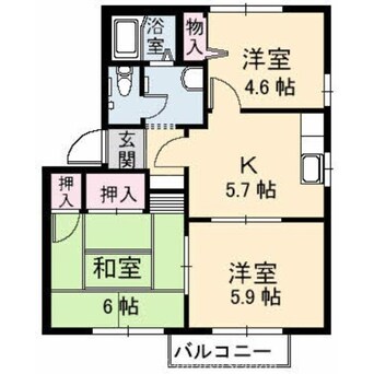 間取図 ヴィラシオンS　1棟