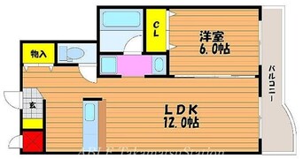 間取図 グラン・パレス松縄