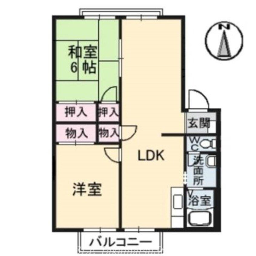 間取図 フレグランス中塚　Ａ棟