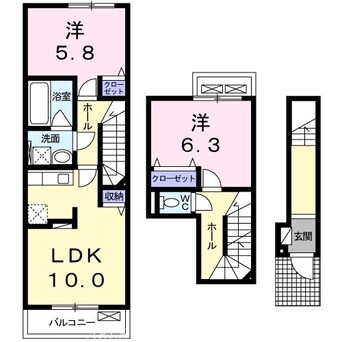 間取図 エトワールⅡ　Ａ