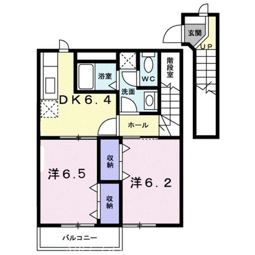 間取図 ユートピアヒラオ　Ｃ