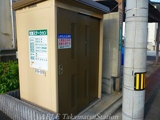 ゴミ置き場 レオパレスラルマン　福岡町