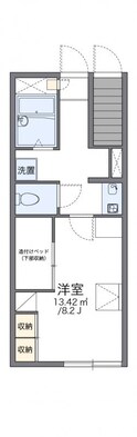 レオパレス高月の間取図