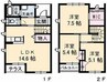 高松琴平電気鉄道<ことでん琴平線>/太田駅 徒歩4分 1階 築19年 3LDKの間取り