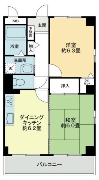 間取図 フィネスＴ