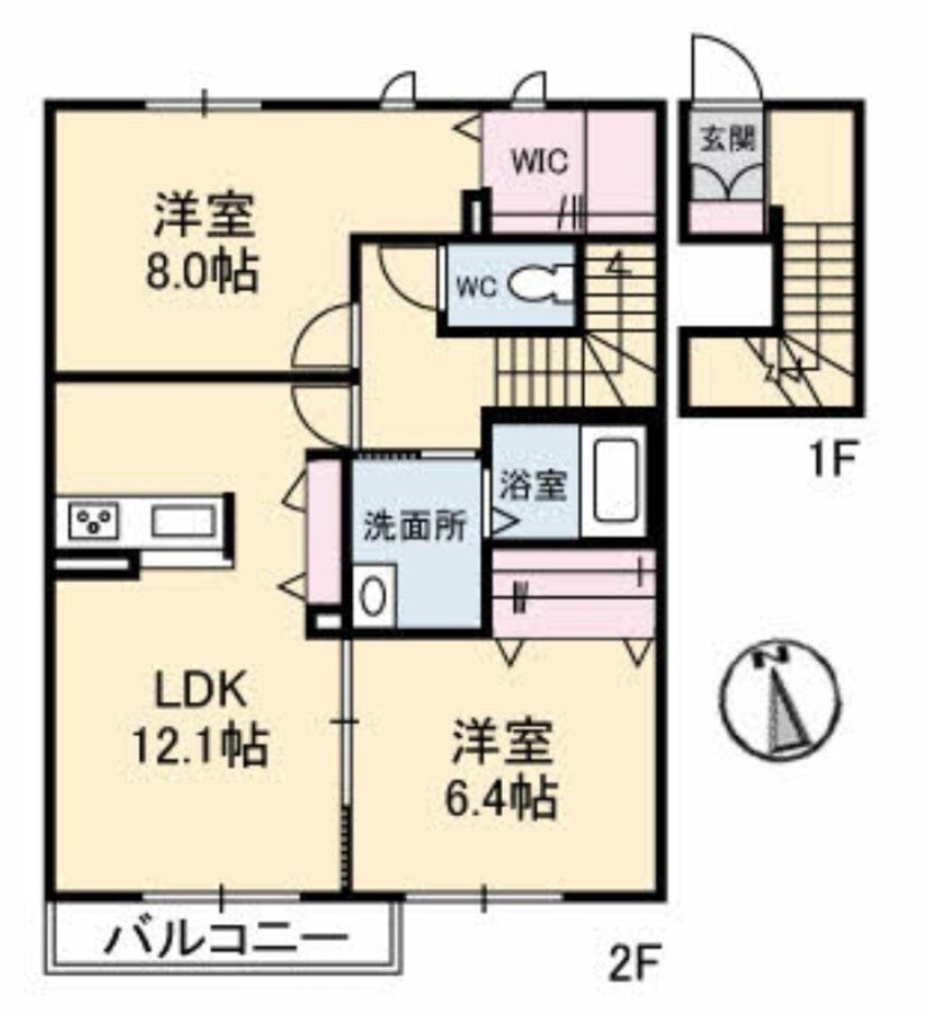 間取図 シャーメゾン　プレミアス