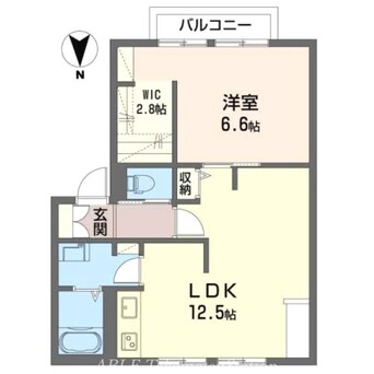 間取図 フレグランスMUKAI