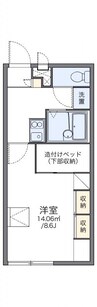 レオパレスＣｏｍｆｏｒｔ 1Kの間取り