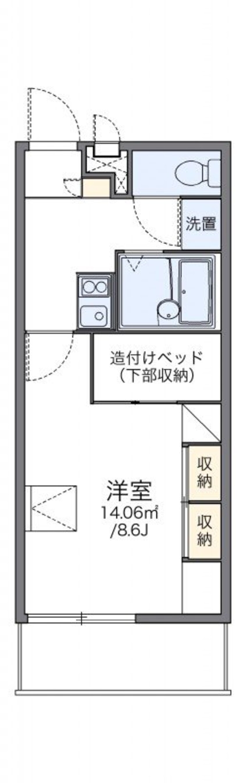 間取図 レオパレスＨＡＺＥ