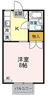 高徳線/高松駅 バス:10分:停歩5分 1階 築33年 1Kの間取り