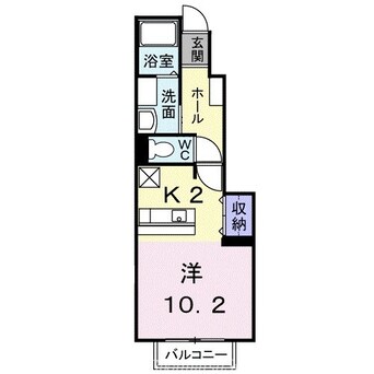 間取図 サン・チェリー山崎