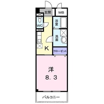 間取図 グランディール太田Ｂ