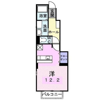 間取図 ロイヤルスクウェア　一宮Ⅱ