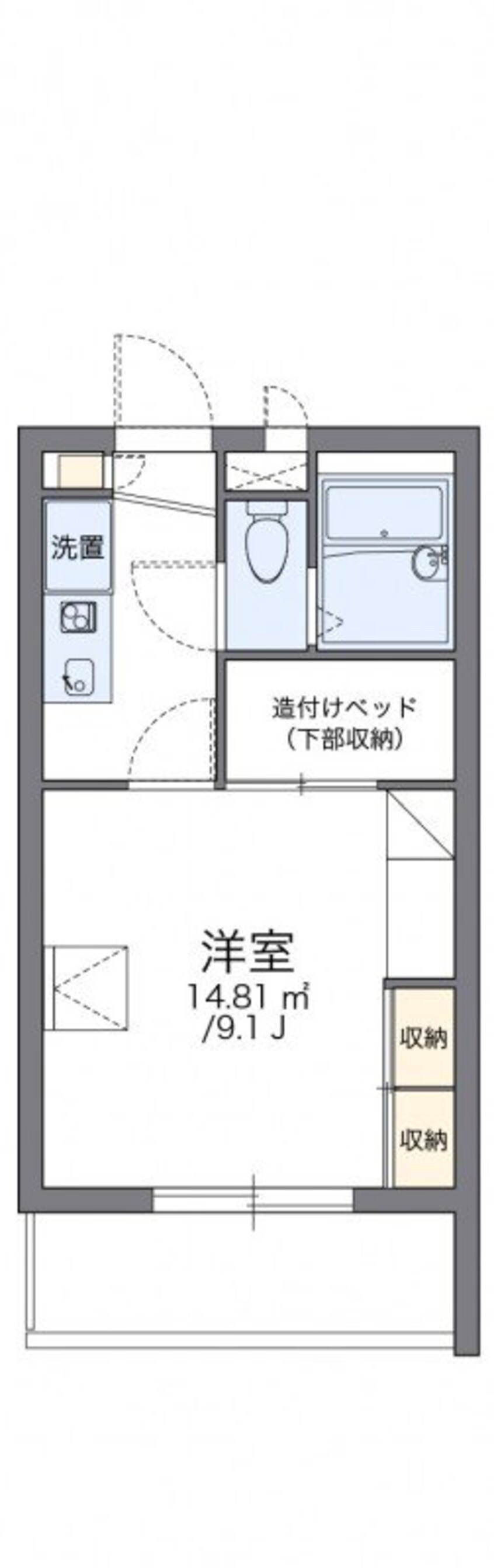 間取図 レオパレスラフィーネ