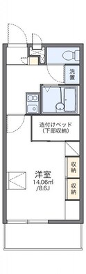 レオパレスドリームの間取図