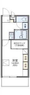 レオパレスドリーム 1Kの間取り