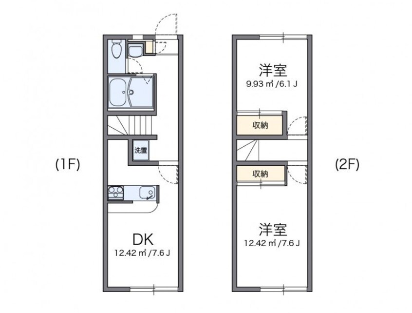 間取図 レオパレス木太南