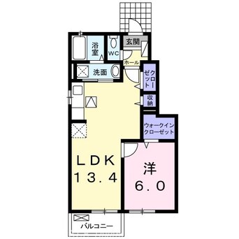 間取図 ボンヌ・シャンスⅠ