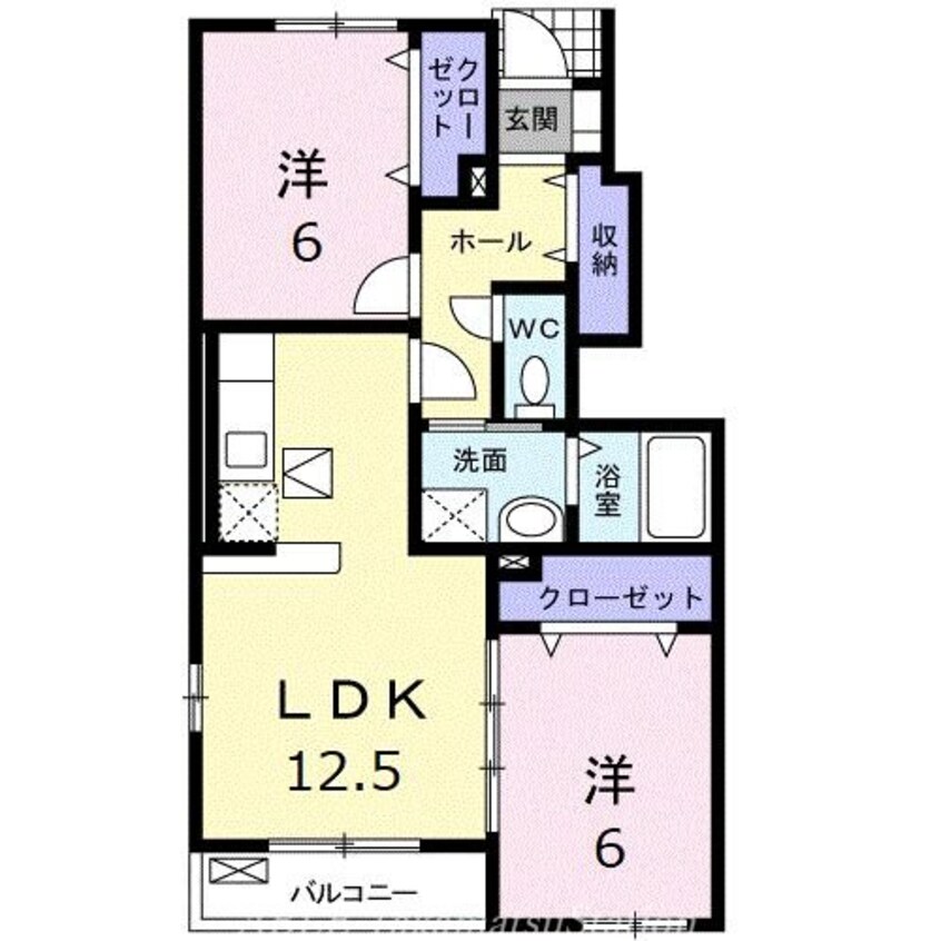 間取図 サンセレーノ　Ⅱ