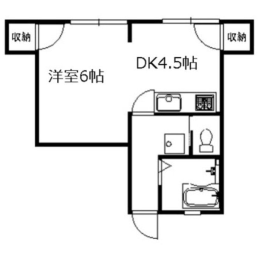 間取図 コメイ第３ビル