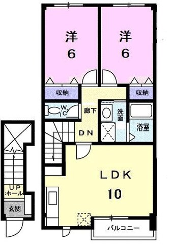 間取図 ファミストＴＡＫＡＹＡ