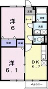 高松琴平電気鉄道<ことでん長尾線>/瓦町駅 バス:27分:停歩7分 2階 築27年 2DKの間取り