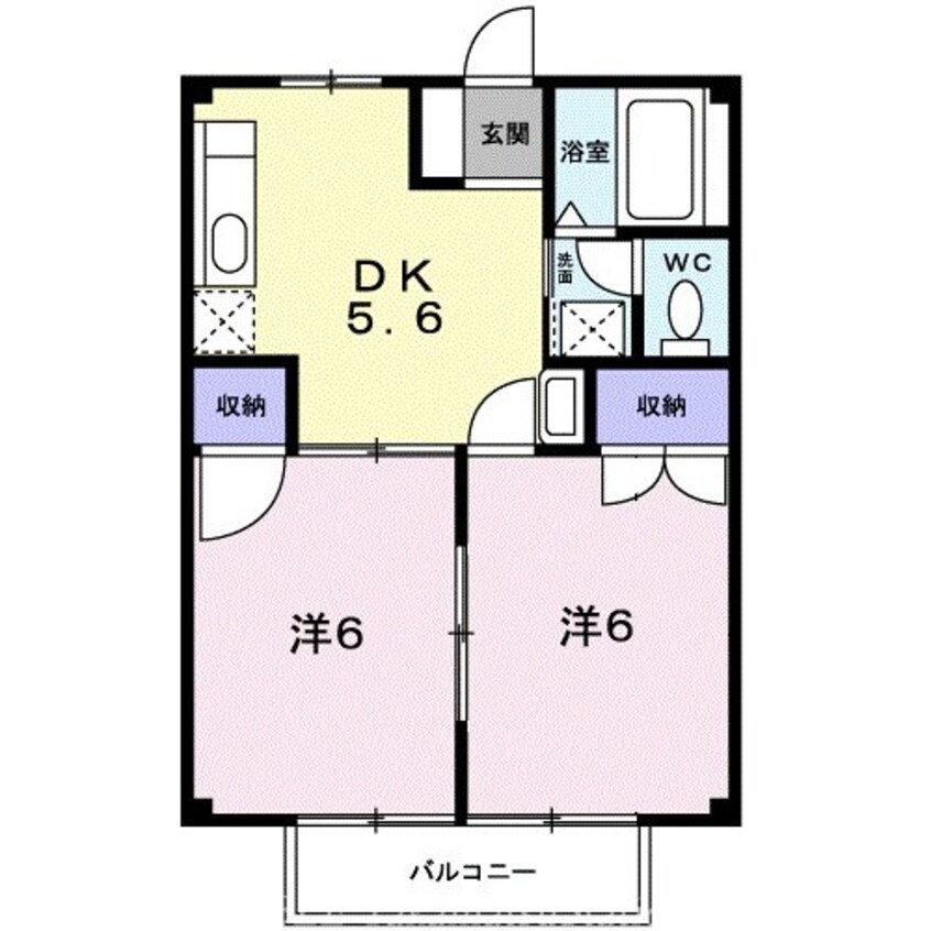 間取図 コンフォートハイツ