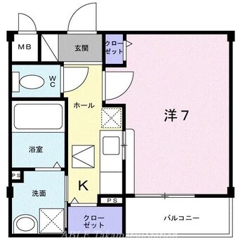 間取図 グランツ築地