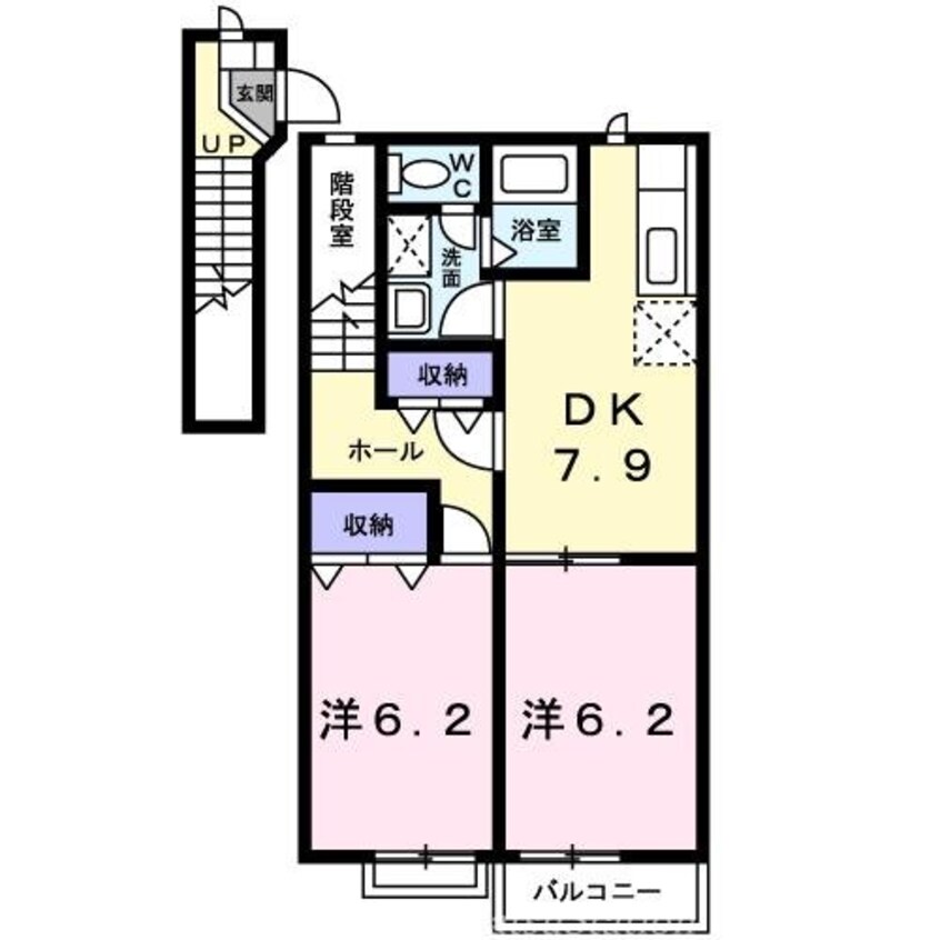 間取図 メゾンフルーレ　Ａ