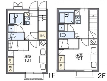 間取図 レオパレスパストラルフォレスト