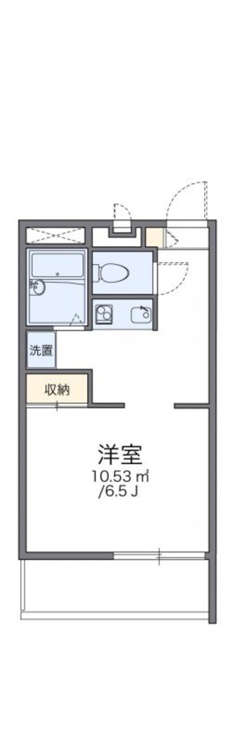 間取図 レオパレスラポール松福